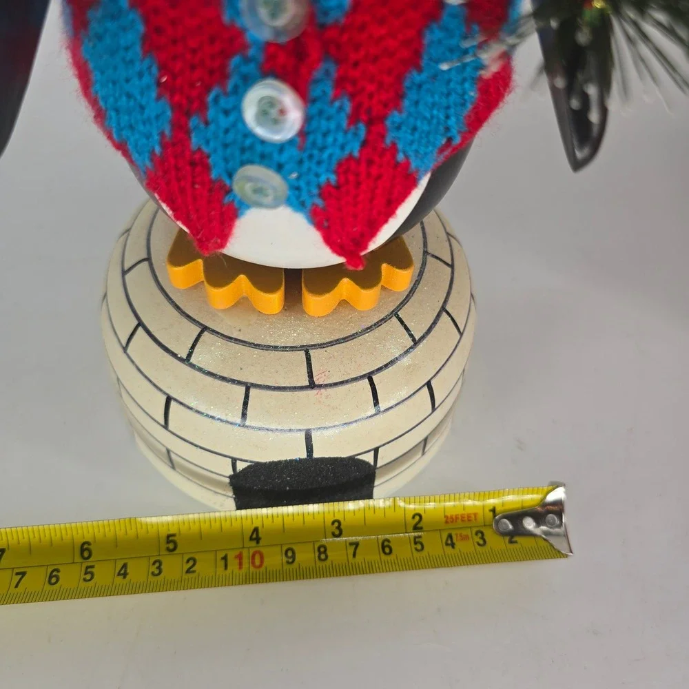 Pier 1 Penguin Nutcracker Christmas Igloo Top Hat Tree Figurine 13.5
